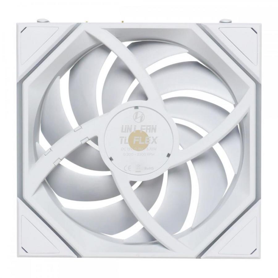 LIAN LI UNI FAN TL FLEX White Wireless 120  (3pcs & controller) Case Fan