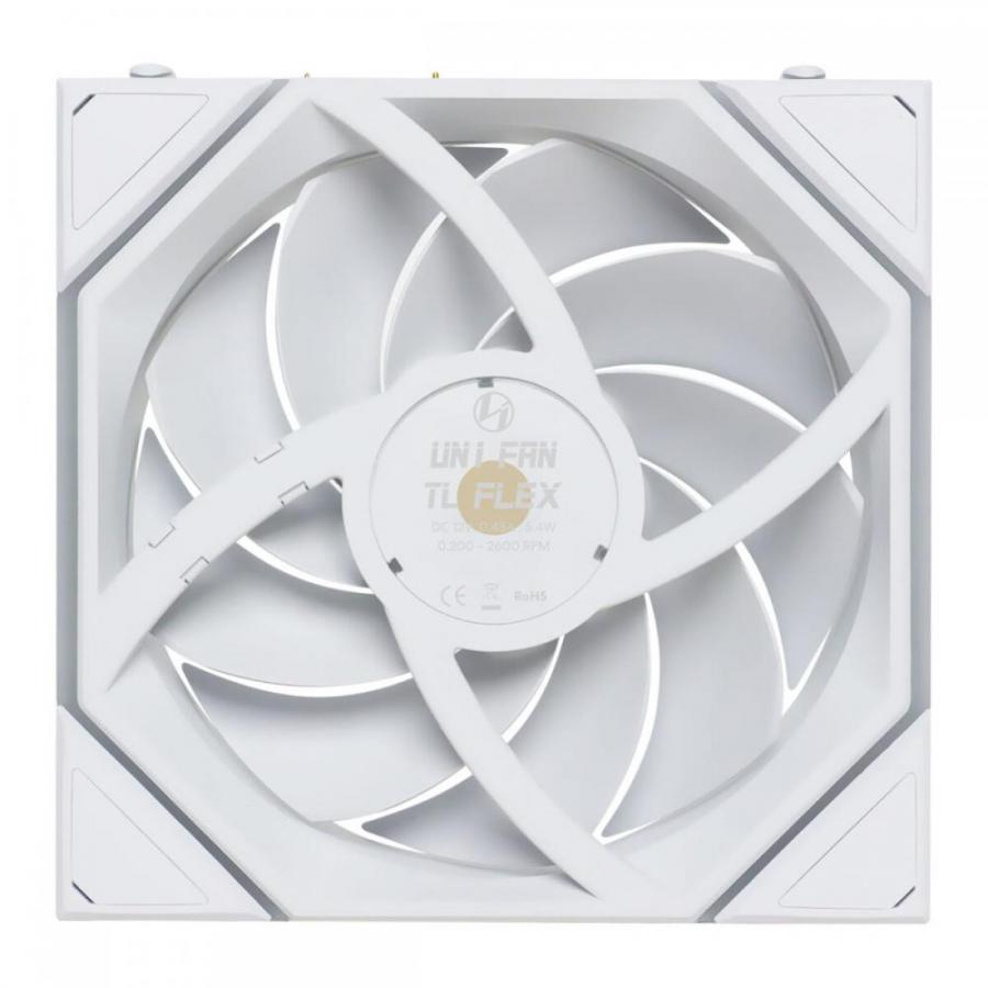 LIAN LI UNI FAN TL FLEX Reversal Black Wireless 120  (3pcs & controller) Case Fan
