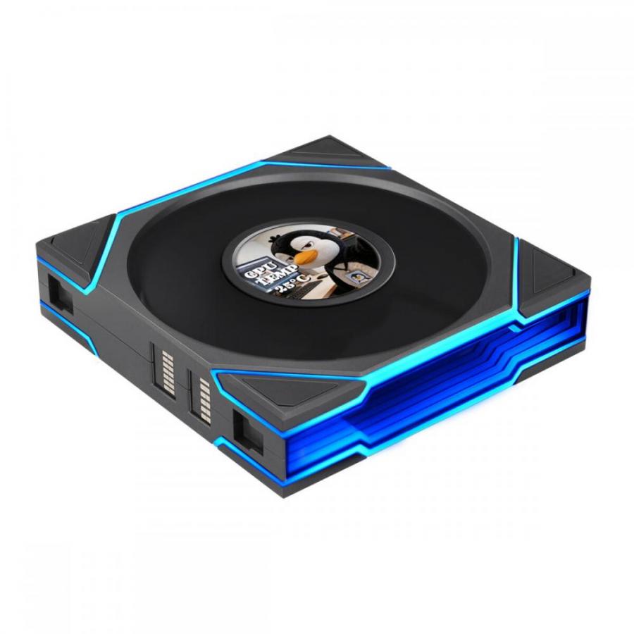 Lian Li UNI FAN TL-LCD FLEX Wireless 120 Black (1pc) Case Fan - No Controller Included