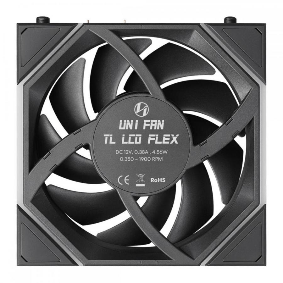Lian Li UNI FAN TL-LCD FLEX Wireless 120 Black (3pcs & controller) Case Fan