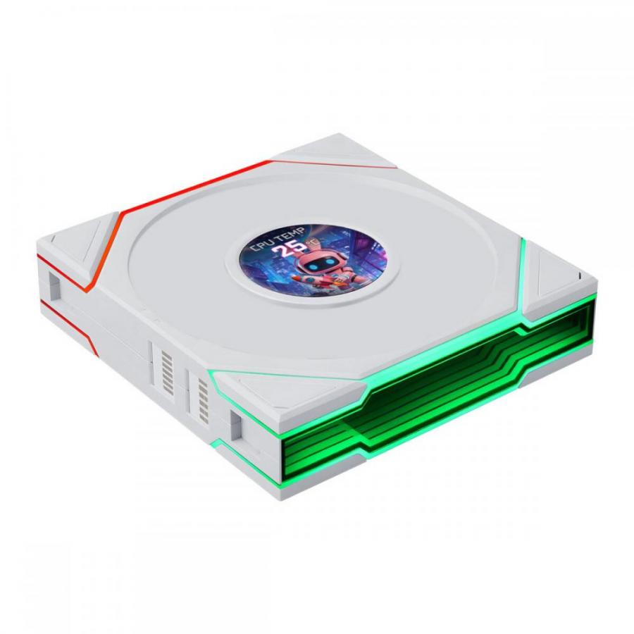 Lian Li UNI FAN TL-LCD FLEX Wireless 120 White (1pc) Case Fan - No Controller Included