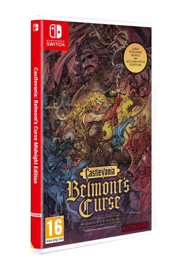 Castlevania Belmont’s Curse Midnight Edition Nintendo Switch NEW