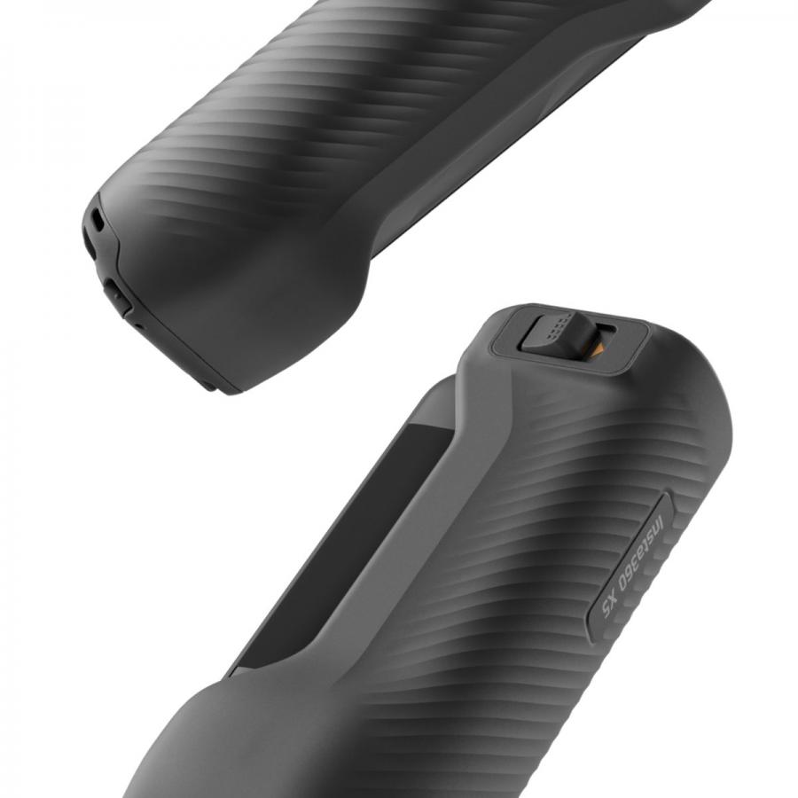 Insta360 X5 Foldable Utility Handle - Comfortable soft rubber grip