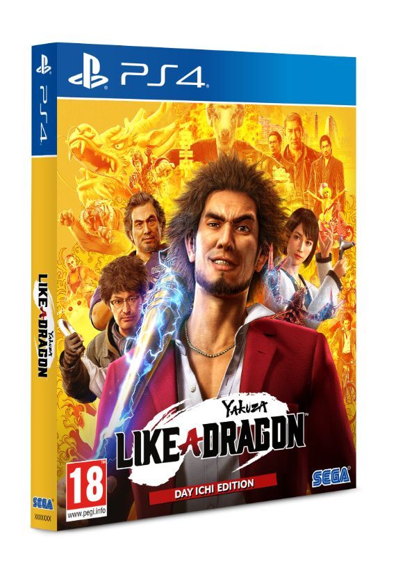 Yakuza Like a Dragon - Day Ichi Steelbook Edition PS4 NEW