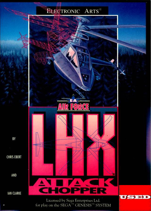 EA Air Force LHX Attack Chopper MD USED (No Manual) (NTSC)