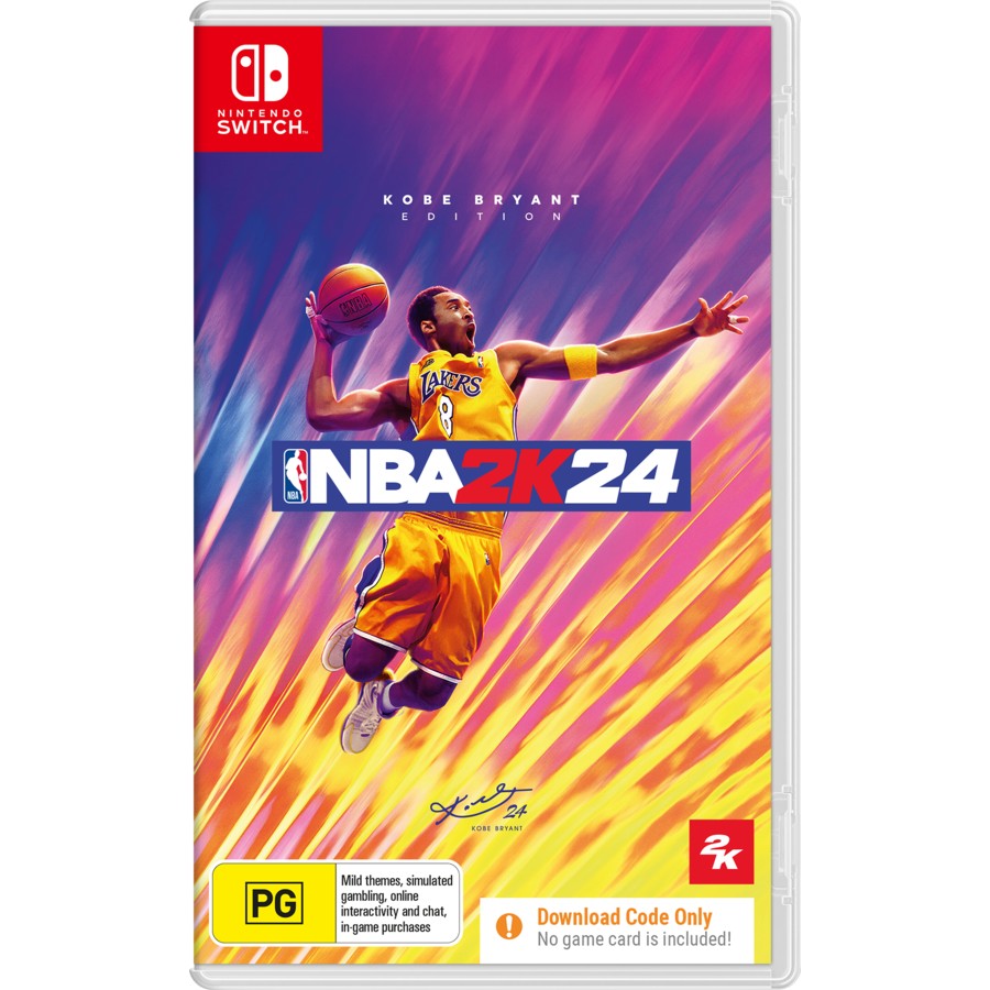 NBA 2K24 Kobe Bryant Standard Edition Nintendo Switch NEW (Code in the Box)