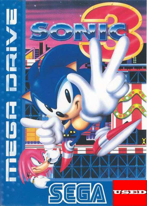 Sonic the Hedgehog 3 MD USED (No Manual)