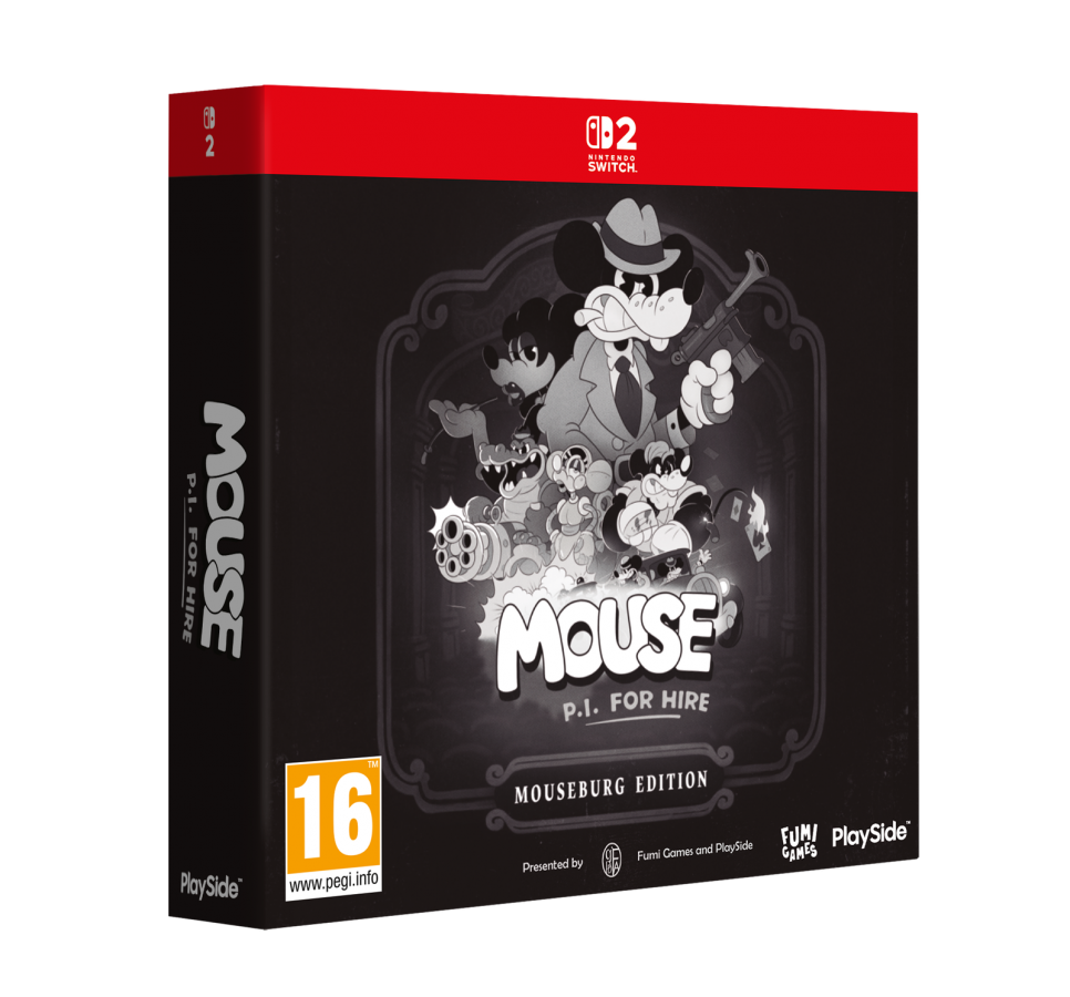 Mouse: P.I. For Hire Mouseburg Edition Nintendo Switch 2 NEW 