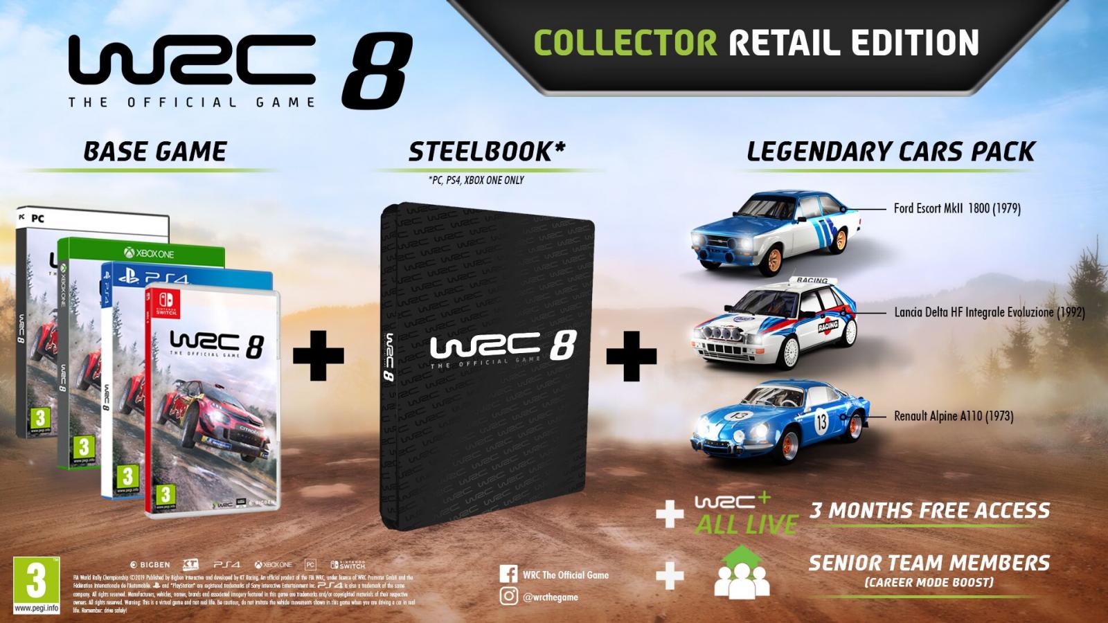WRC 8 Collector's Edition PC NEW