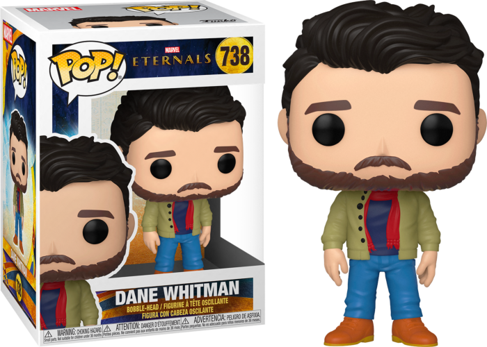 Funko POP! Marvel The Eternals - Dane #738 Vinyl Figure (Bleached Box)