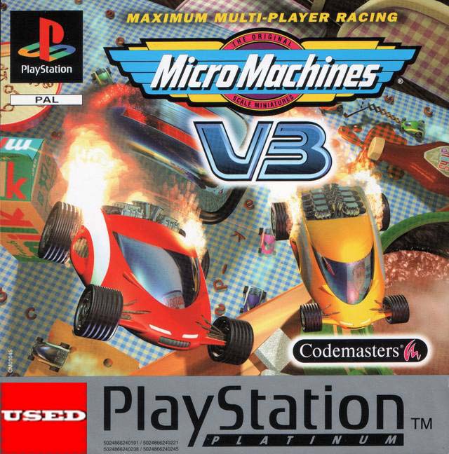 Micro Machines V3 (Platinum) PSX USED