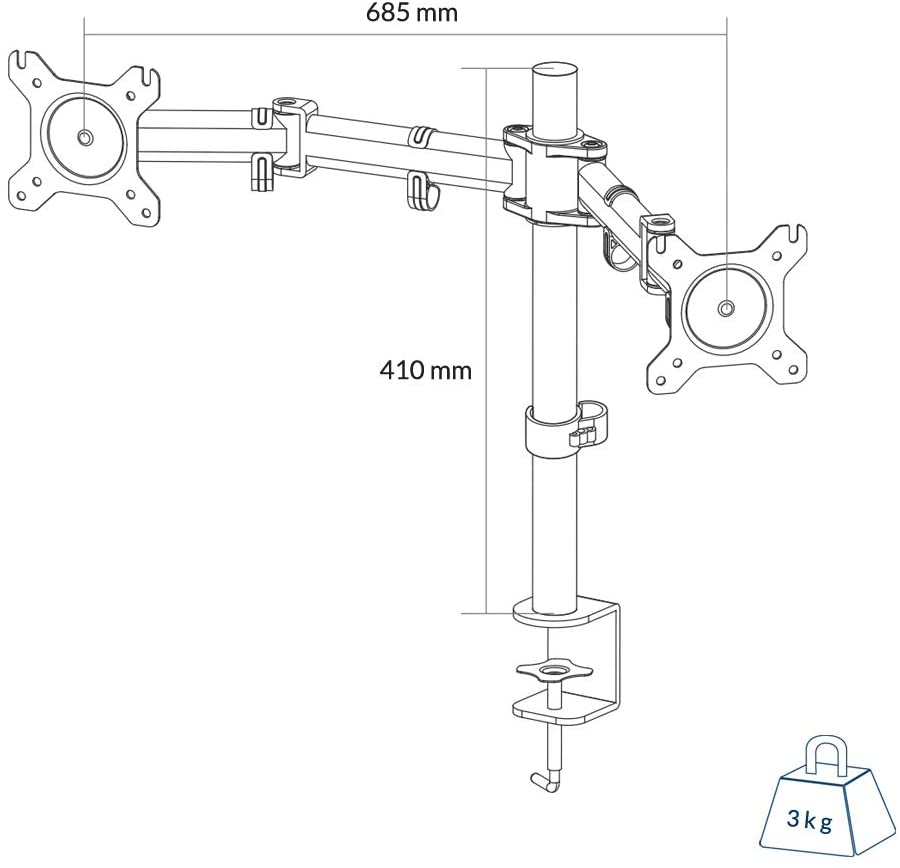 Arctic Z2 Basic - Monitor Stand