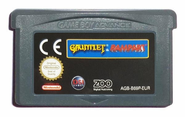 Gauntlet & Rampart GameBoy Advance UNBOXED