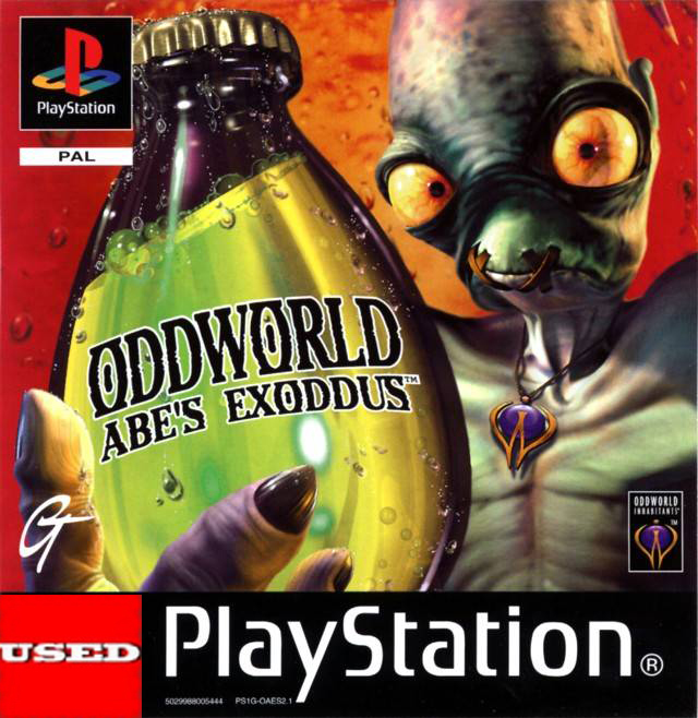 Oddworld: Abe's Exoddus PSX USED (Damaged Case)