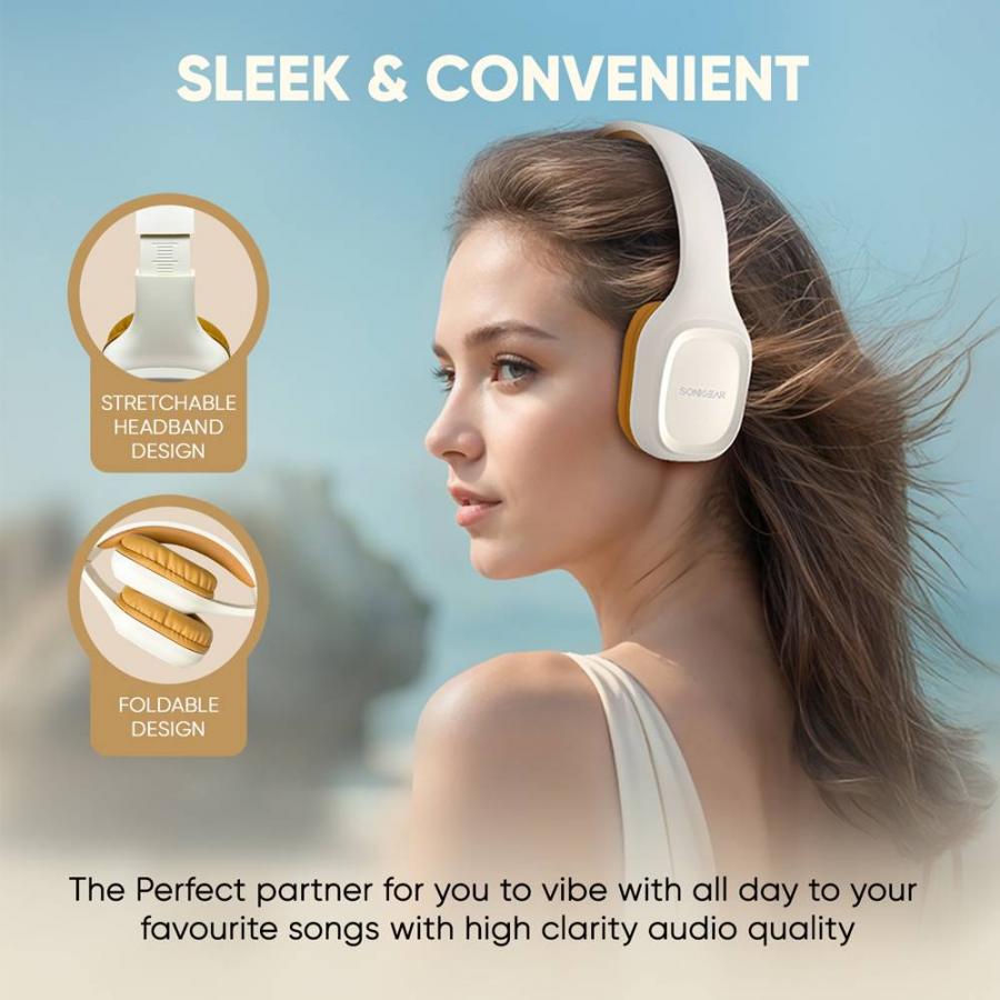 SONICGEAR BT5.4 OVER-EAR HEADPHONES AIRPHONE 5 CARBON