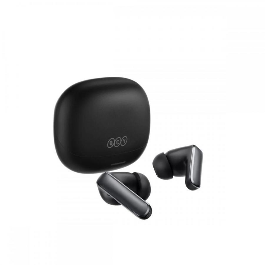 QCY MeloBuds N65 Black - Adaptive A.I. ANC -60dB - Gesture Control - IPX5 - 8mic Calls