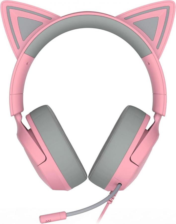 Kraken Kitty V3 X Quartz - Gaming Headset - Kitty Ears - 7.1 Surround - PC/PS5/Xbox/Switch 2 - 3.5mm