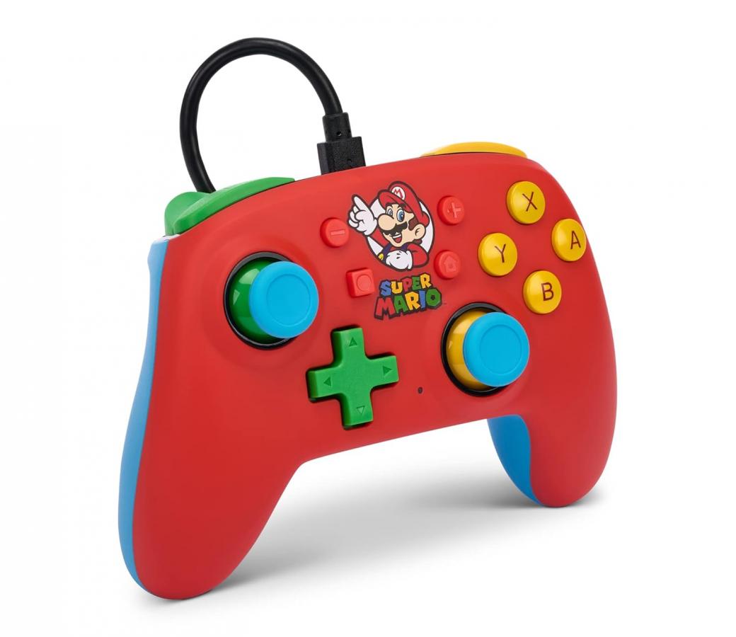 PowerA Nano Wired Controller Mario Medley Nintendo Switch NEW