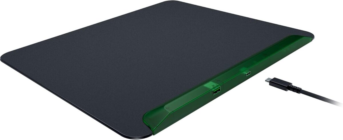 Razer FIREFLY V2 PRO Phantom Green - RGB GAMING MOUSEPAD - USB HUB - BACKLIT LIGHTING