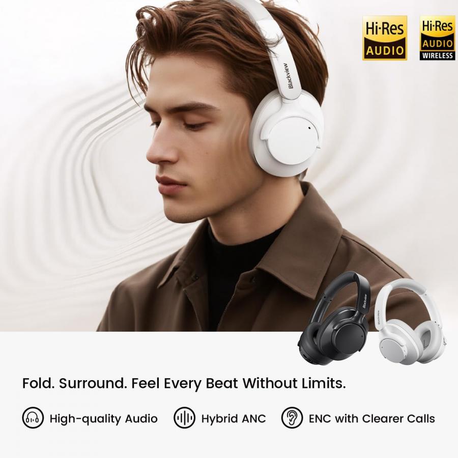 BLACKVIEW BT5.4 ENC HEADPHONES BLACK