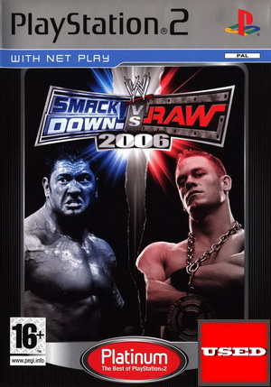 WWE SmackDown! vs. Raw 2006 (Platinum) PS2 USED