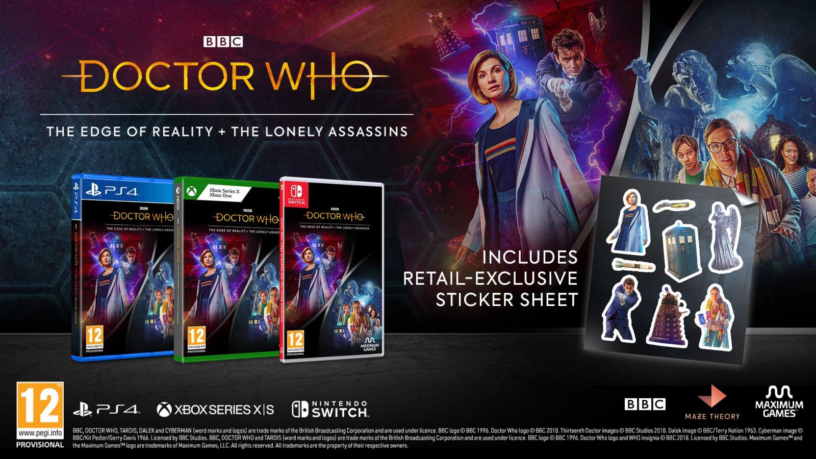 Doctor Who : The Edge Of Reality & The Lonely Assassins  XONE  NEW