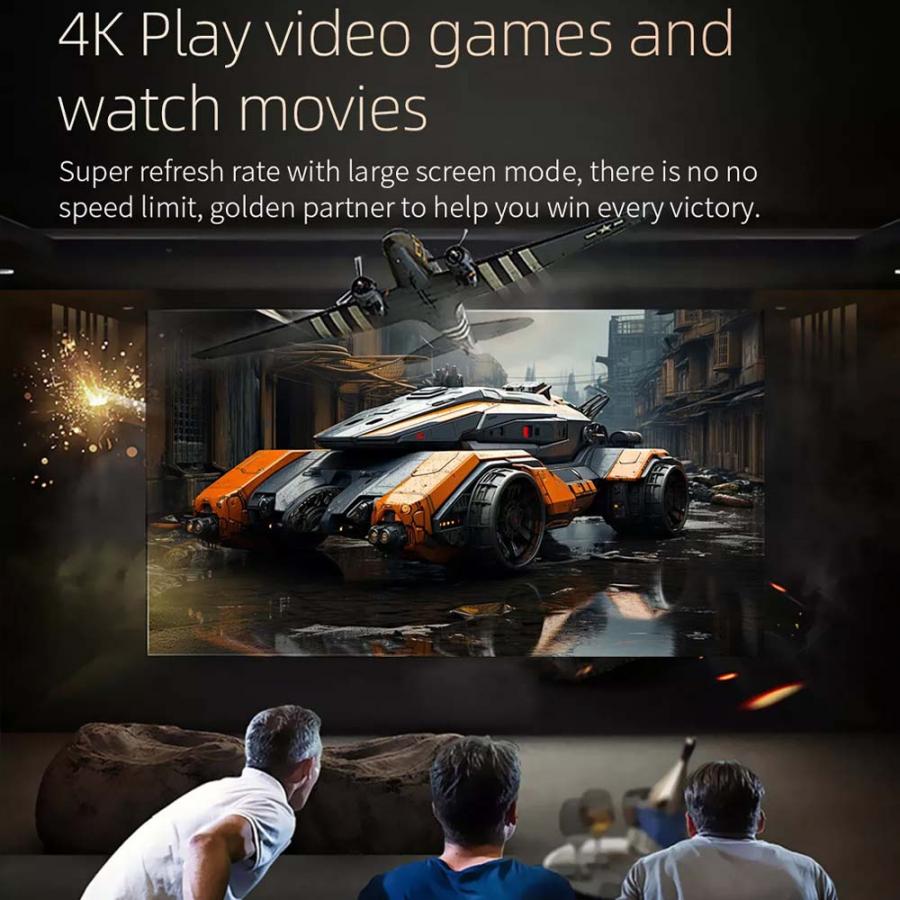 VOLTO HOME PROJECTOR 1080P ANSI 300 WIFI BT ANDROID 12 AUTO FOCUS