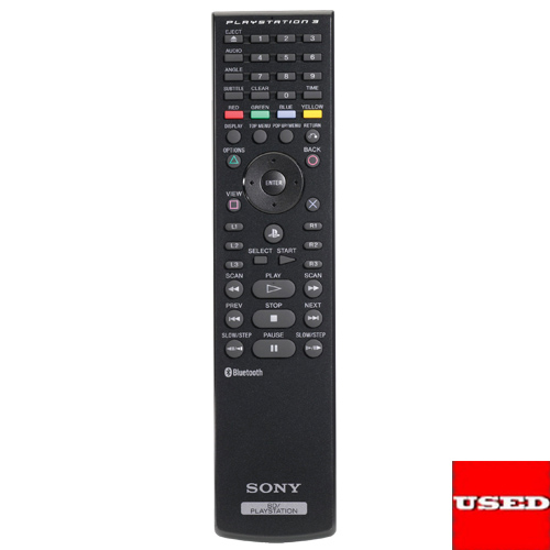 Sony PlayStation 3 Blue-Ray Remote Control USED UNBOXED (Without Battery Cover)