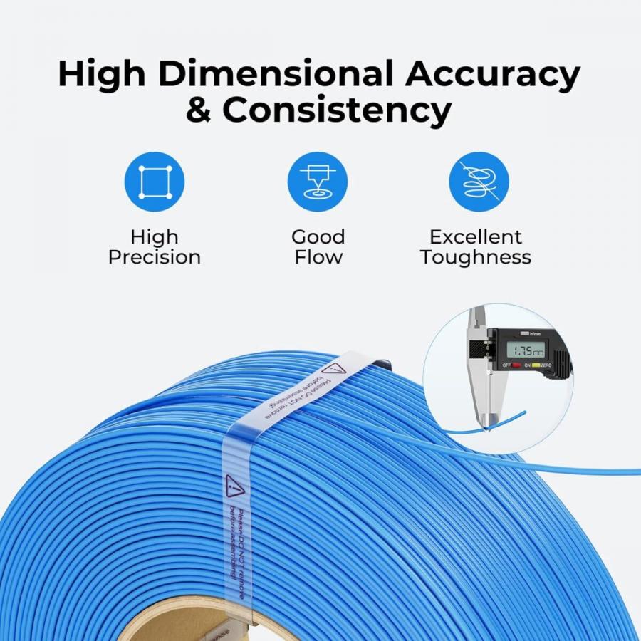 Creality CR-PETG Brown - No Reel 3D Printer Filament, Hard Glossy Tensile Str. 49MPA, 1 kg Spool1.75