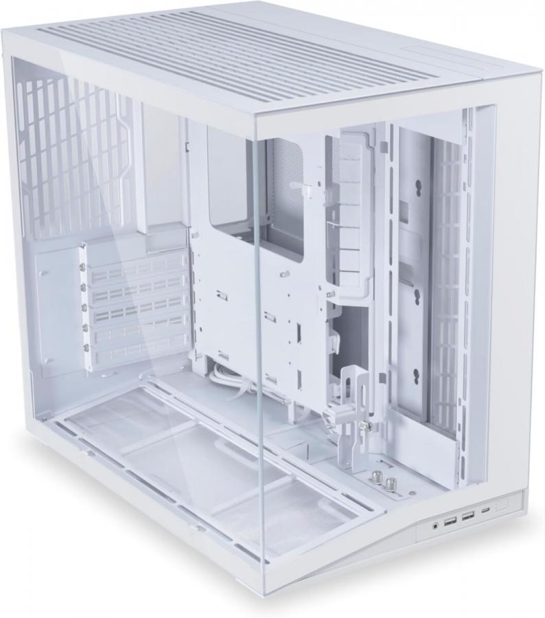 Lian Li O11D Mini V2 WHITE - ATX PC GAMING CASE - IMPROVED AIRFLOW - GPU SUPPORT BRACKET
