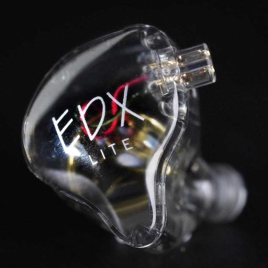 KZ EDX LITE Transparent Grey With MIC - IEM 3,5 In Ear Monitor Earphones, Super-Linear, HIFI bass, N