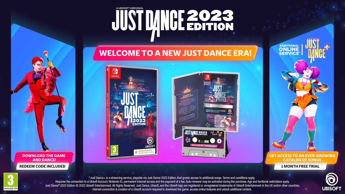 JUST DANCE 2023 ( Code In A Box ) Nintendo Switch NEW