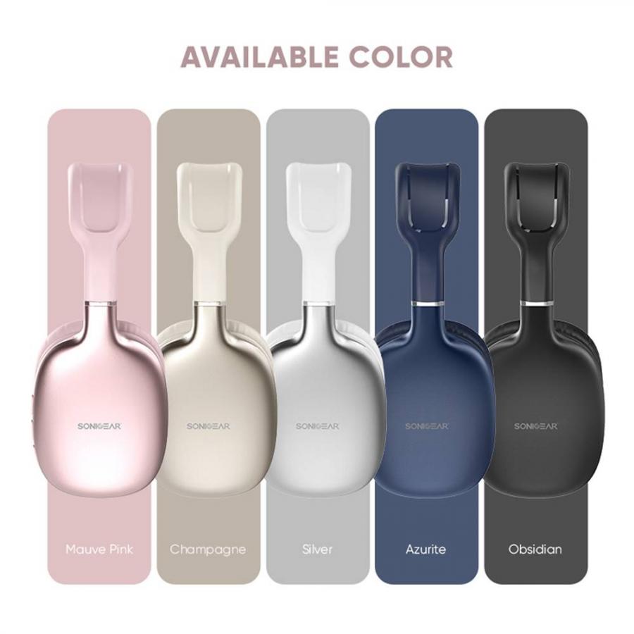 SONICGEAR BT5.4 HEADPHONES 2024 AIRPHONE 6 SILVER