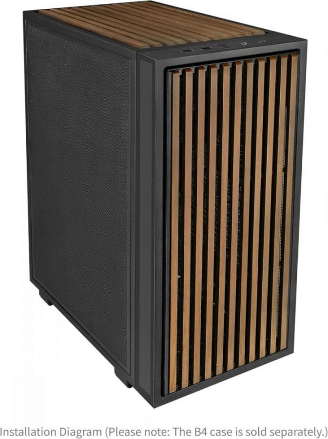 Lian Li Dan-B4 Vertical AeroDeck -  Wood Black