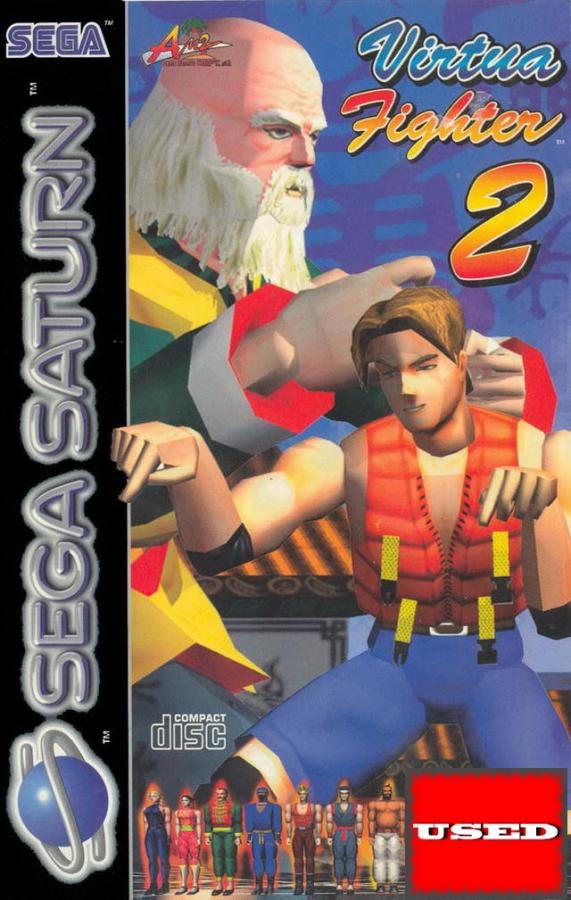 Virtua Fighter 2 SATURN USED (Damaged Cover)