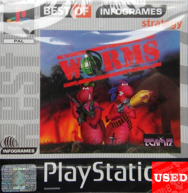 Worms (Best Of infogrames) PSX USED (Disc Only)