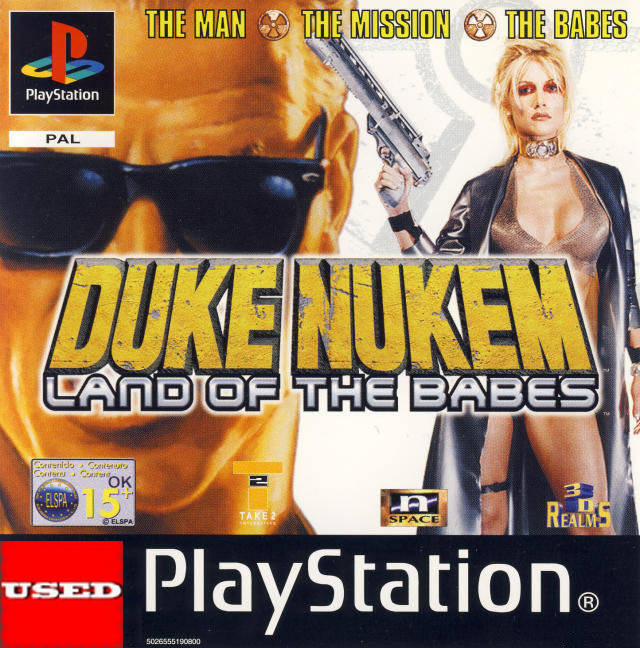 Duke Nukem Land of the Babes PSX USED (No Manual)