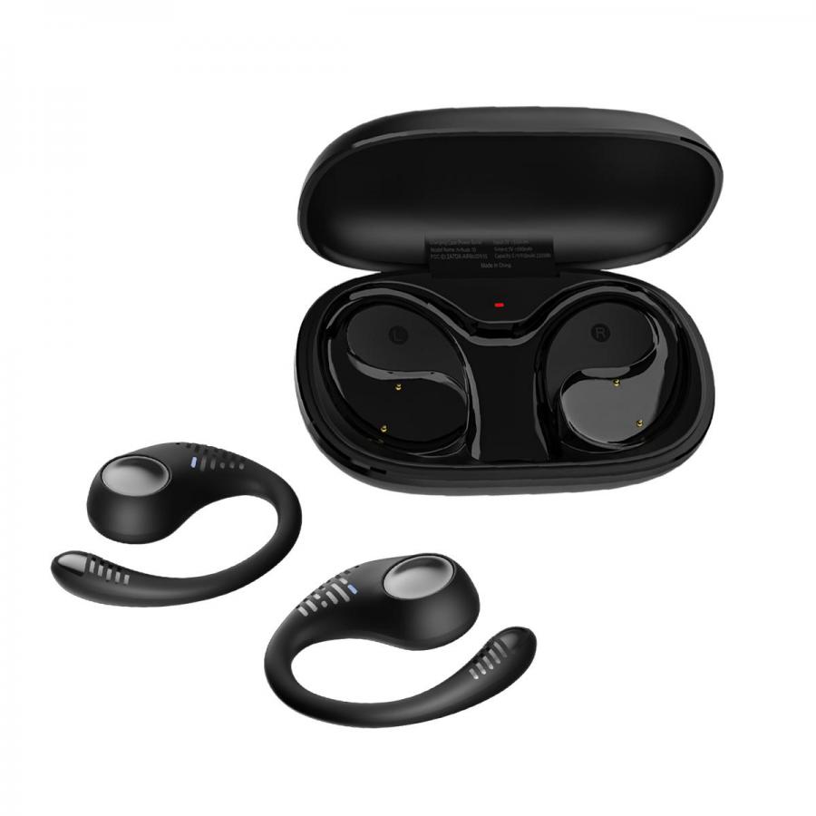 BLACKVIEW BT5.0 ENC+MIC NOISE REDUCTION AIRBUDS 10 WITH CHARGING DOCK BLACK
