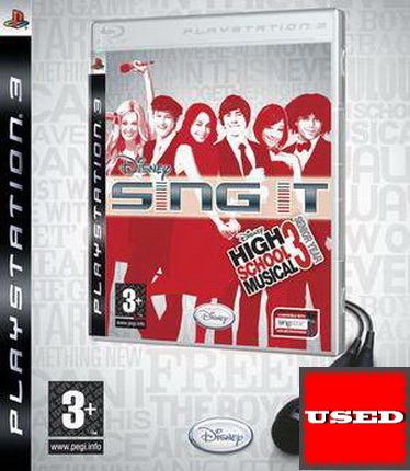 ** Disney Sing It! High School Musical 3 PS3 USED **