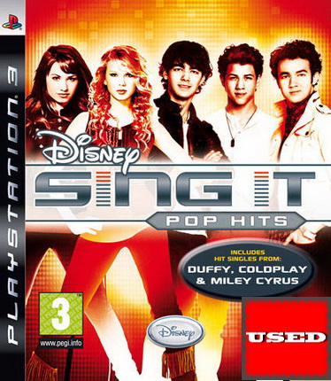 Disney Sing It: Pop Hits PS3 USED