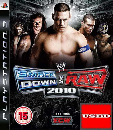 WWE SmackDown vs. Raw 2010 PS3 USED (No Manual)