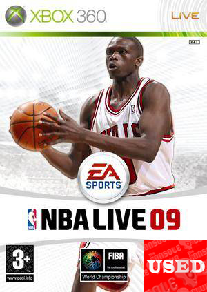 NBA Live 09 X360 USED (No Manual)