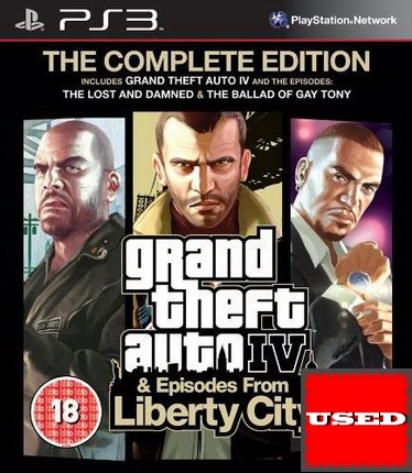 Grand Theft Auto IV: The Complete Edition (Ess) PS3 USED