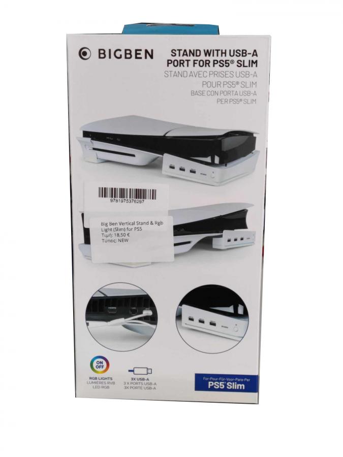 Big Ben Horizontal Stand & Charging & Rgb Light (Slim)  for PS5
