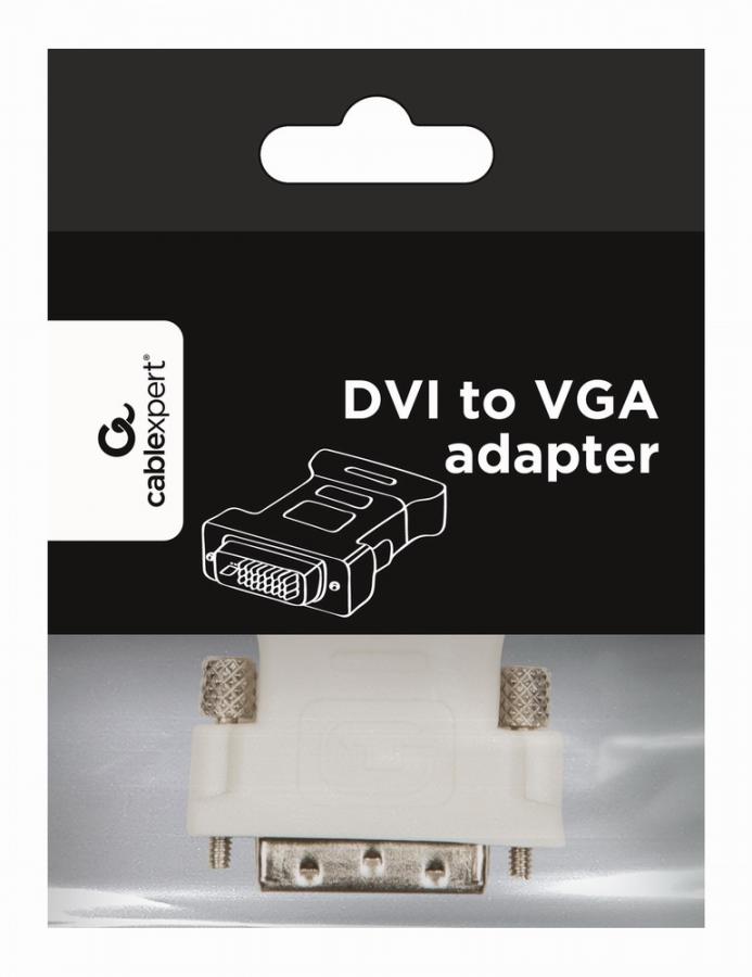 CABLEXPERT ADAPTER DVI MALE TO VGA 15PIN HD 3WAYS FEMALE