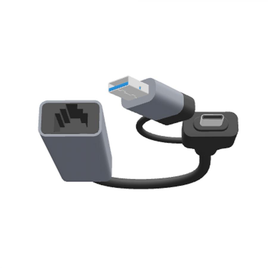 CABLEXPERT USB3.1+TYPEC 2.5G GIGABIT NETWORK ADAPTER SPACE GREY