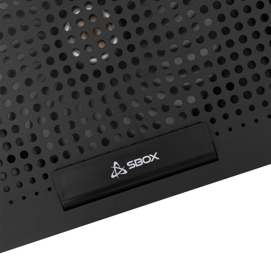 SBOX COOLING PAD 2xUSB PORTS FOR 17.3' LAPTOP CP-28 BLACK