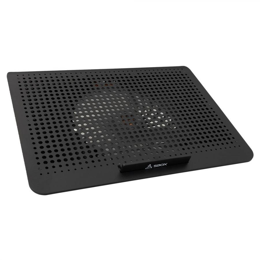 SBOX COOLING PAD 2xUSB PORTS FOR 17.3' LAPTOP CP-28 BLACK
