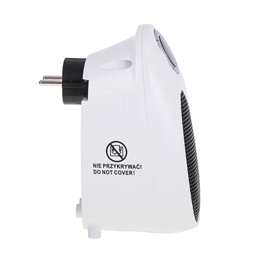 ADLER LED PORTABLE FAN HEATER 1500W WHITE