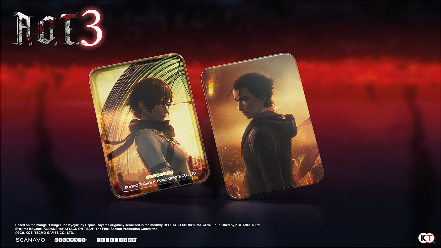 Attack On Titan 3  Steelbook  Launch Edition   PS5  NEW  + Preorder B.
